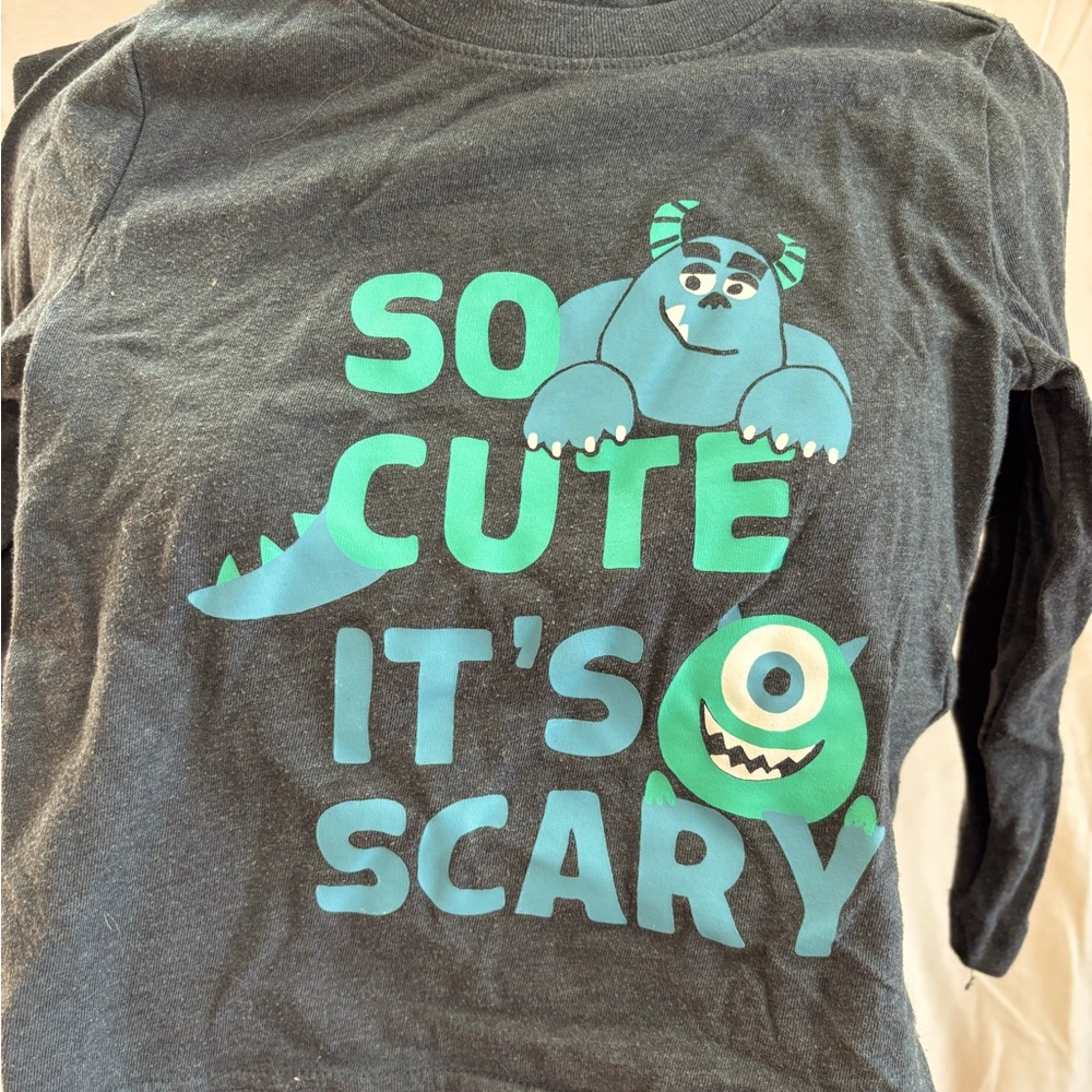 Disney child’s size 4T monsters inc. long sleeve shirt